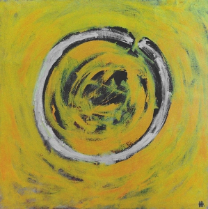 THE WHITE SUN / oil on canvas / 100х100 cm / 1994