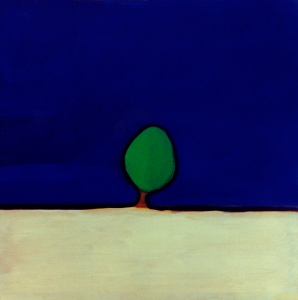 SAPLING / oil on canvas / 100x100 cm / 1994 / in private collection