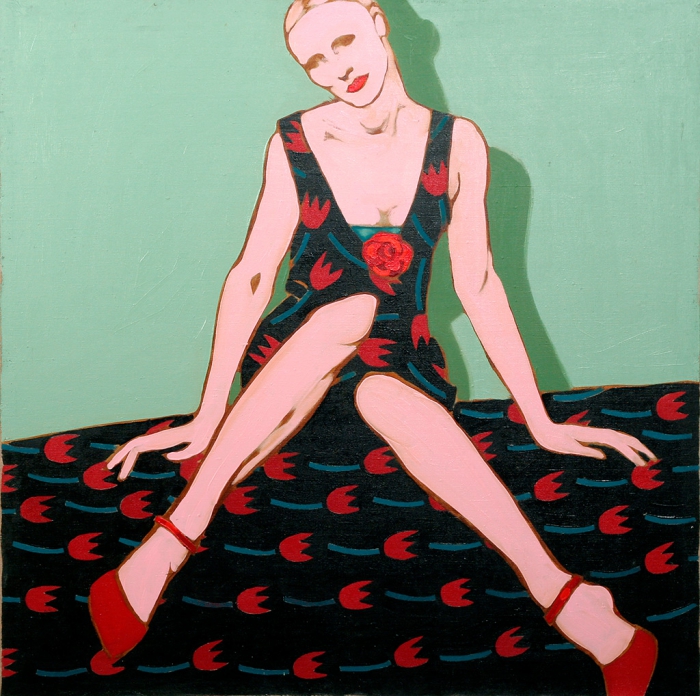 FAINA / oil on canvas / 100x100 cm / 2005 / in private collection