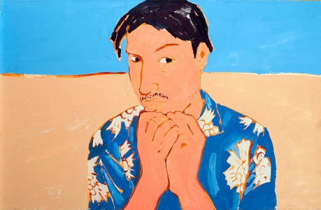 HITLER IN PARADISE / oil on canvas / 70x110 cm / 2005 / in private collection