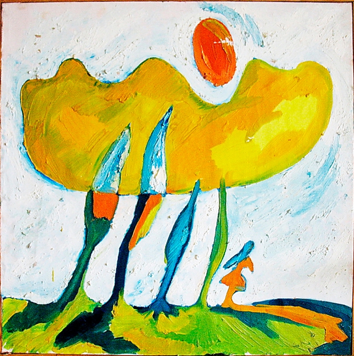 A YELLOW CLOUD / ~1990-1993 / in private collection