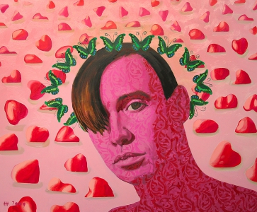 A STRAWBERRY SAUCE / oil on canvas / 110x120 cm / 2009 / in private collection