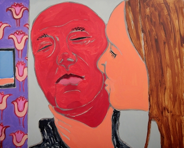 A KISS / oil on canvas / 80x100 cm / 2007 / in private collection